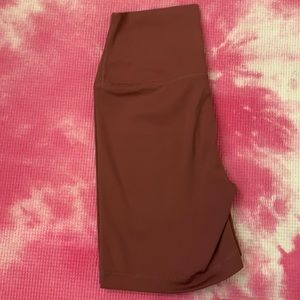 Super cute and stretchy XS maroon/dark pink biker shorts